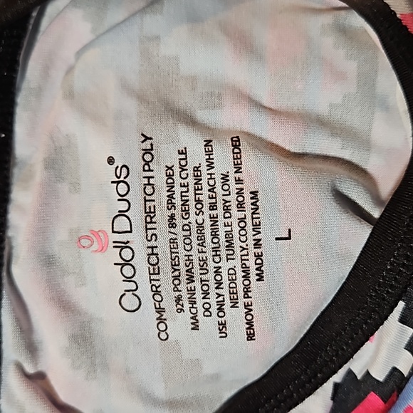 Cuddl Duds girls large baselayer set - Picture 4 of 5